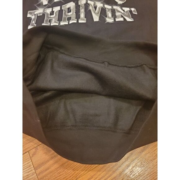 Fashion Nova Vibin' & Thrivin'‎ Crewneck Sweater Womens Size X-Large Black NWOT - Picture 5 of 6